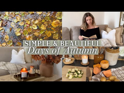 Simple, Beautiful Days of Autumn in England | Country Decor, Seasonal Cooking, Slow Living FALL Vlog