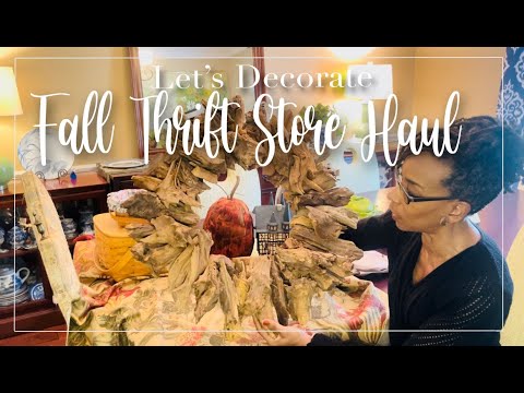 Unbelievable Fall Thrift Store Treasures! #falldecor #thriftstorefinds #homedecor