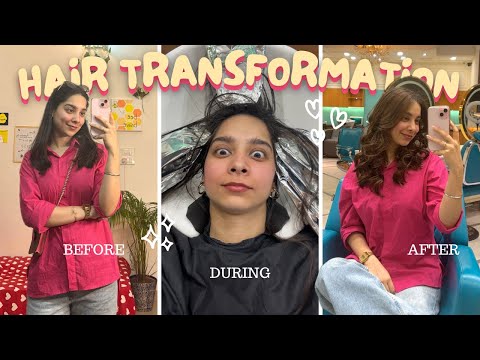 HUGE Hair Transformation VLOG  👩🏼‍🦰✨🌷 Come With Me + Mom's Reaction!! VLOG 9 || Tanisha Madhok