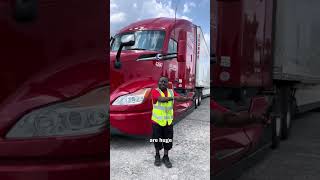 why american semi trucks are huge😨#viral