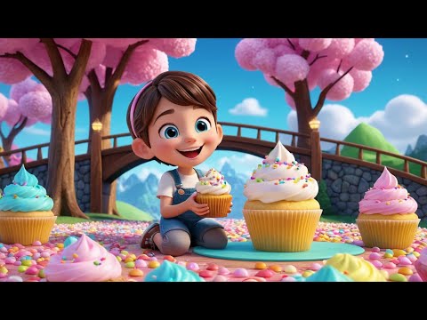 The Cupcake Parade Goes Marching On Rhyme Song for Kids | Educational Kids Songs