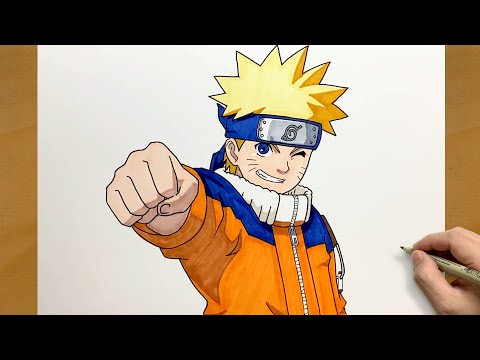 How to Draw Naruto Uzumaki Step by Step || Naruto Drawing Easy