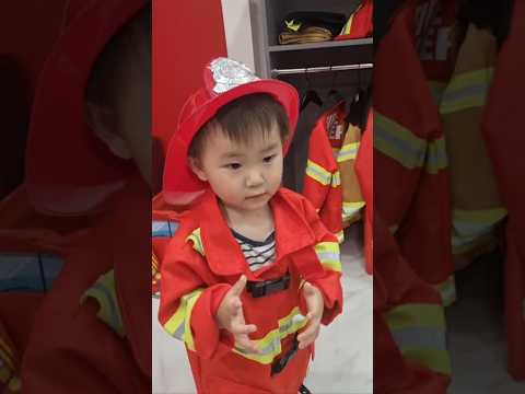 소방관 도전기? 7째는 못말려 #cute #baby #brother