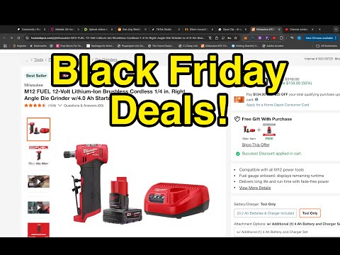 Black Friday Tool Deals At Lowes You CAN'T Miss!