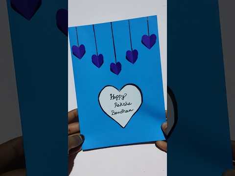 Easy Raksha Bandhan Card For Brothers #shorts #rakshabandhancard