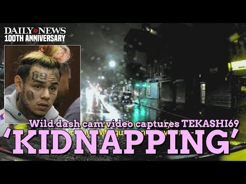 Tekashi69 'kidnapping' dash cam video released