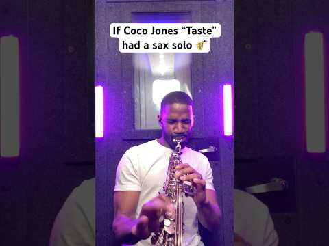 If Coco Jones “Taste” had a sax solo 🎷