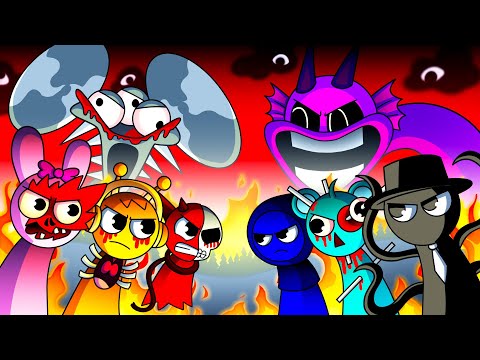 SPRUNKI: CIVIL WAR! (Cartoon Animation)