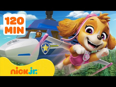 PAW Patrol Air Rescue Adventures! #4 w/ Chase  🚁  120 Minutes | Nick Jr.