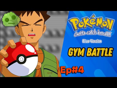 Pokémon Blue Let's Play Ep. 04 Rocket VS Gym Leader Brock!