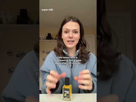 Testing the limited edition LUSH Super Milk Perfume (discontinued) #fragrance #perfumetiktok