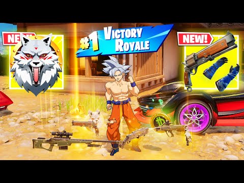 GOKU ULTRA INSTINCT vs 3 NEW MEDALLIONS & MYTHIC’S CHALLENGE - (Fortnite Chapter 6 Season 2)