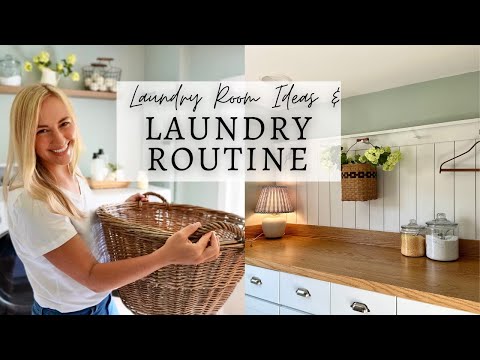 My Cozy Cottage Laundry Room and Laundry Routine! Simple, Organized, Laundry Systems (that work!)