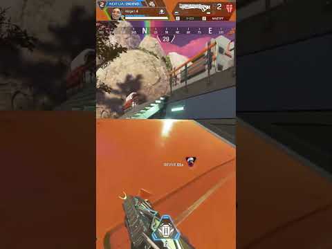 1v3 with R301, Mastiff, and a zipline bounce kill (Apex Legends)