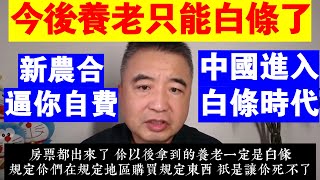 翟山鹰：為什麼說今後養老只能白條了丨中國進入白條時代丨新農合逼你自費