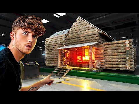 Working At a HAUNTED CABIN FACTORY.. (FULL GAME)