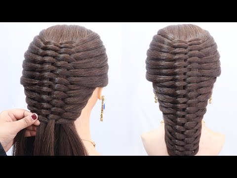 Amazing ponytail hairstyle for girls | easy & simple hairstyle wedding & functions