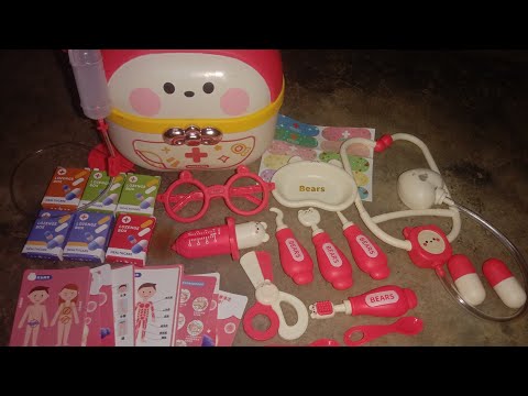 5:21 Minutes Satisfying with Unboxing Pink Bears Doctor Playset ASMR