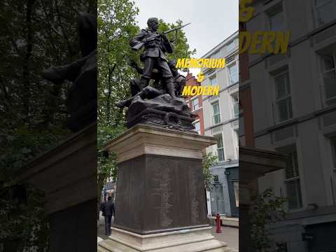 Does modern clash with tradition? #statue #memorial #manchester