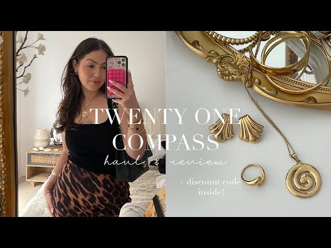 AFFORDABLE JEWELRY PIECES I'M LOVING FOR SUMMER 🌊🐚🌀 | Twenty Compass Jewelry Review