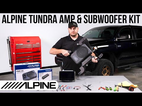 Toyota Tundra Alpine Plug & Play 4-Channel Amp & Powered Subwoofer Kit | 2014 - 2021 Toyota Tundra