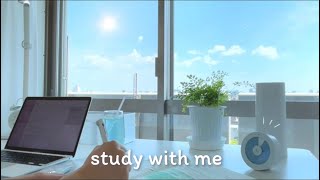 🌤🍃  STUDY WITH ME !  / 1hour / Relaxing Music & Beautiful Morning in Japan