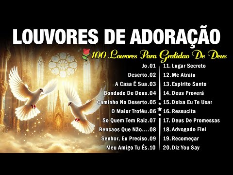 🎵 Louvores de Gratidão a Deus | As Melhores Músicas Gospel 2025