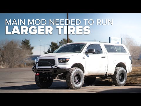 Want 35s or 37s for Your Tundra? You'll Need to Do This for Clearance