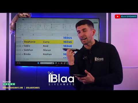 BLAA GIVEAWAYS | LIVE DRAW | 23rd FEB 2025