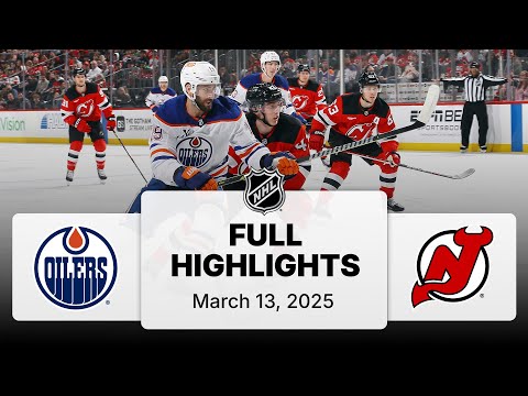 NHL Highlights | Oilers vs. Devils - March 13, 2025