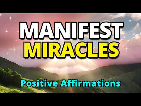 Manifest Miracles | Positive Gratitude Affirmations For Abundance and Wealth | Morning Meditation