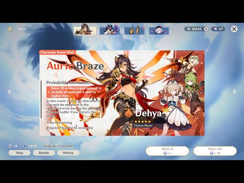 Dehya Banner Wish | Genshin Impact