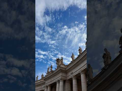 Explore the Vatican: sunday mass. #vatican #italy #travel #stpetersbasilica #vaticano