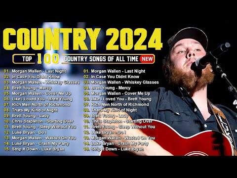 Country Music Playlist 2024 🎶 Luke Combs, Chris Stapleton, Kane Brown, Morgan Wallen, Jason Aldean