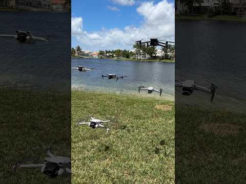 6 drones flying Mavic 3 Pro Air 3 Mini 3 Mini 3 Pro Air 2s Avata #shorts #djidrone #dji #drone