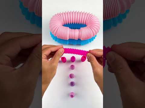 Big 🆚 Mini POP-TUBE #diy #creative #satisfyingvideos #toys #relaxing #oddasmr #poptubesounds