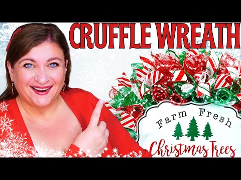 Make a STUNNING Cruffle Wreath for the HOLIDAYS!