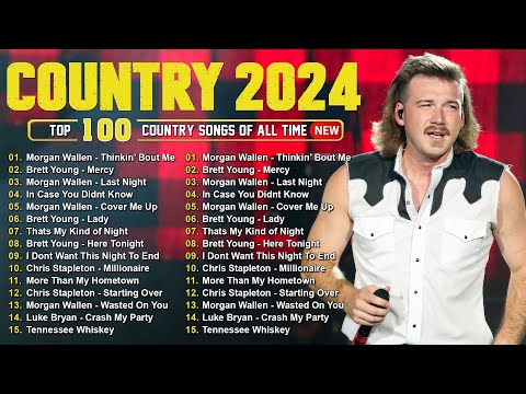 Morgan Wallen, Luke Combs, Kane Brown, Luke Bryan, Lee Brice, Jason Aldean - Country Music 2024