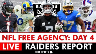 Raiders Free Agency LIVE: 2025 NFL Free Agency Tracker + Raiders Press Conference & NFL News | Day 4