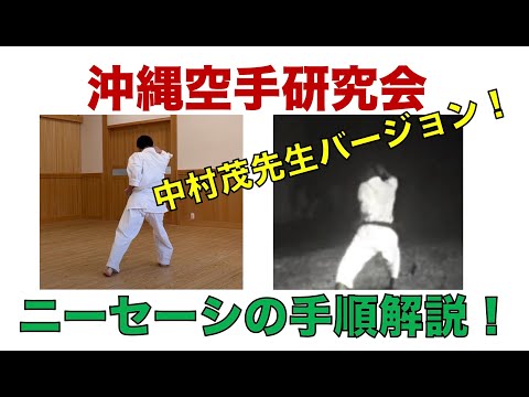 沖縄拳法・ニーセーシ（二十四歩）の手順解説【沖縄空手研究会】