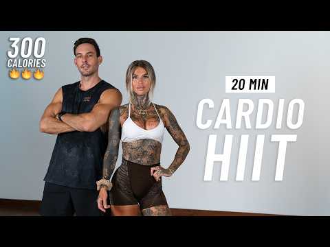 20 MIN CARDIO HIIT WORKOUT - Full Body, No Equipment, No Repeats