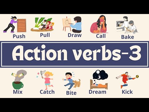 Action verbs in English #actionverbs #actionverbsinenglish