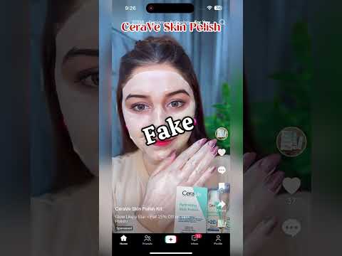 Scam Alert Exposed Cerave Whitening Facial and Skin Polish #shorts