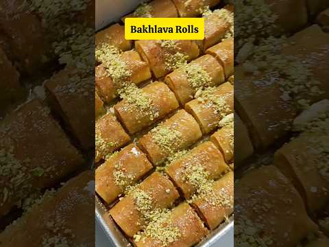 samosa sheets Bakhlava Rolls #food #bakhlavarecipe