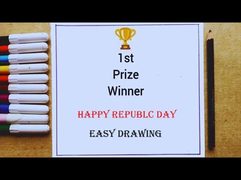 Republic Day Drawing Easy Steps || Republic Day Drawing For Beginners || Republic Day 2025