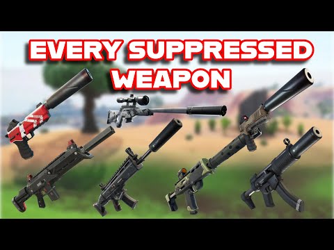 Ranking EVERY SUPPRESSED WEAPON In FORTNITE HISTORY From WORST To BEST