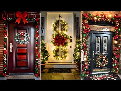 🎄+100 CHRISTMAS FRONT PORCH DECOR 2025 - CHRISTMAS DECORATION IDEAS 2025 DIY - FRONT DOOR DECOR 🎄