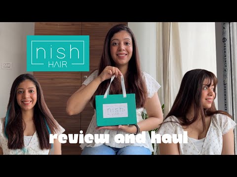 *Huge* Nish hair haul and review | Trying hair extensions for the first time | Nish hair shark tank