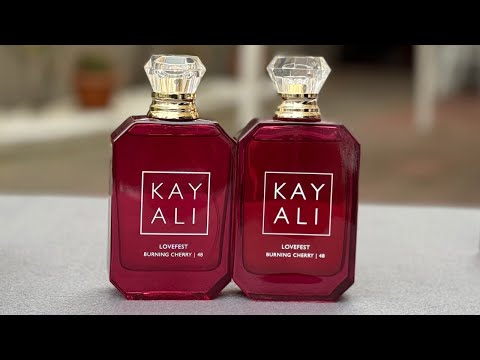 Fake vs Real KayAli Lovefest Burning Cherry Perfume