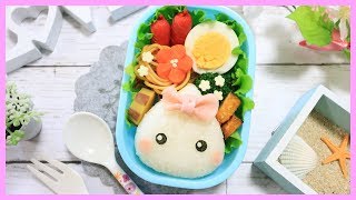 ほっぺちゃん の お弁当 【 キャラ弁 / サンホ 】How to make Japanese Bento of Hoppechan